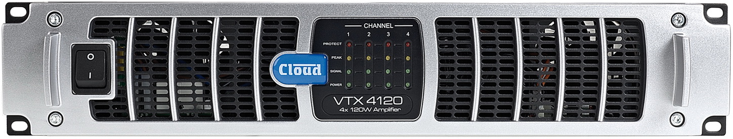 Amply truyền thanh chất lượng cao 4 Kênh x 120W - CLOUD (ENGLAND) - VTX4120